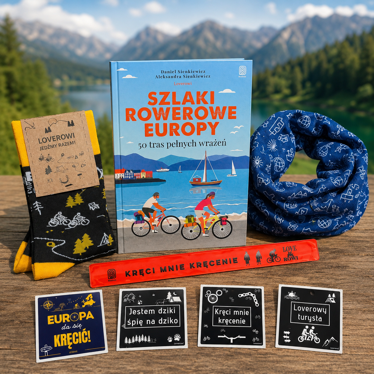 Szlaki rowerowe Europy + loverowe gadżety